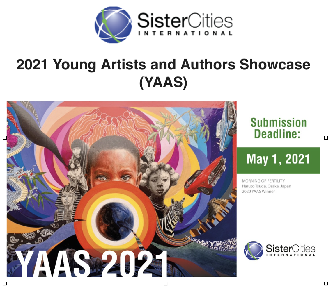 The Annual Young Artists and Authors Showcase is open for submissions!