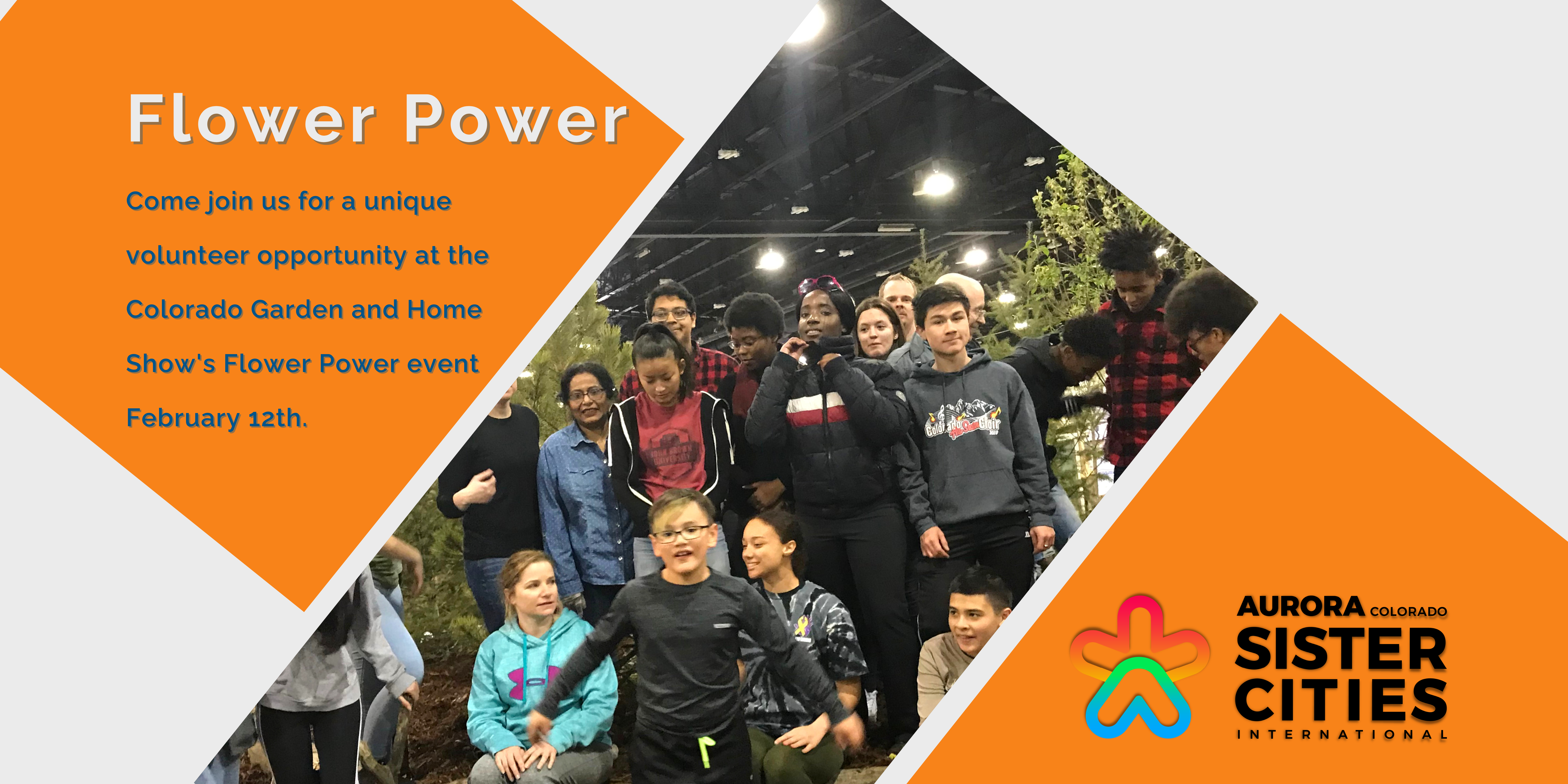 February 12: Flower Power Youth Volunteer Opportunity