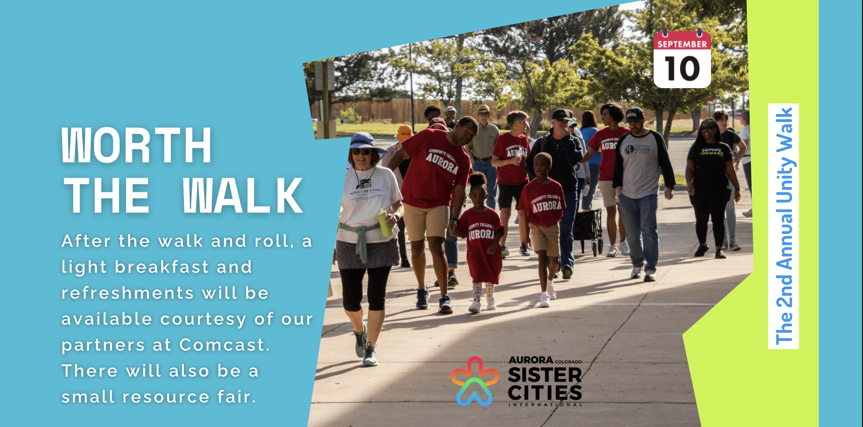 The 2nd Annual Unity Walk is coming September 10!